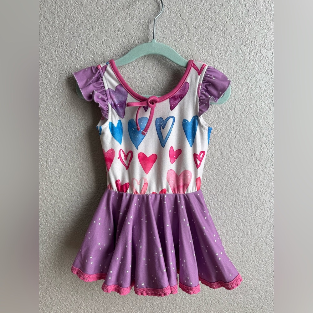 Cheeky Plum Farrah Leotard - Ombre Heart